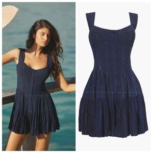 New PQ Swim Everly Neptune Romper Dress NWT Size XS/S